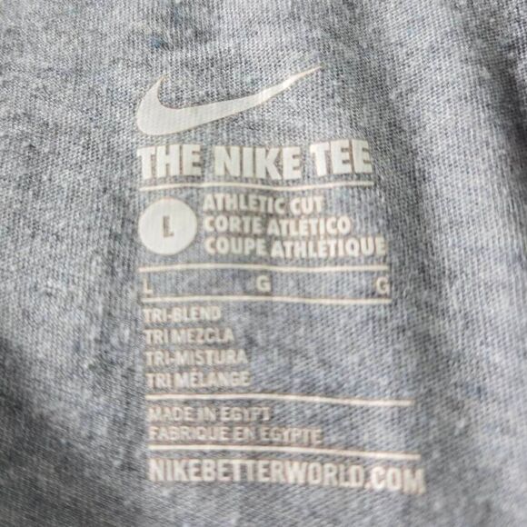 The Nike Tee Girl shirt L Run wild and free can't stop me - Picture 4 of 4